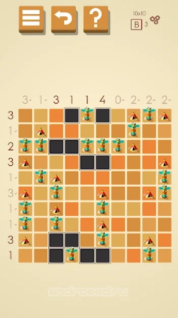 Tents and Trees Puzzles - скриншот 4