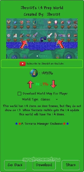 Terraria Manager - скриншот 4