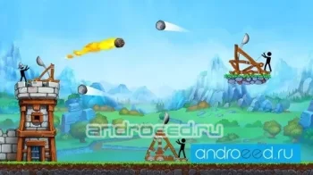 The Catapult — King of Mining Epic Stickman Castle - скриншот 1