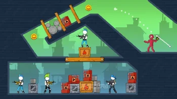 The Gunner: Stickman Gun Hero - скриншот 2