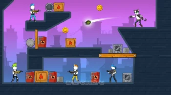 The Gunner: Stickman Gun Hero - скриншот 4