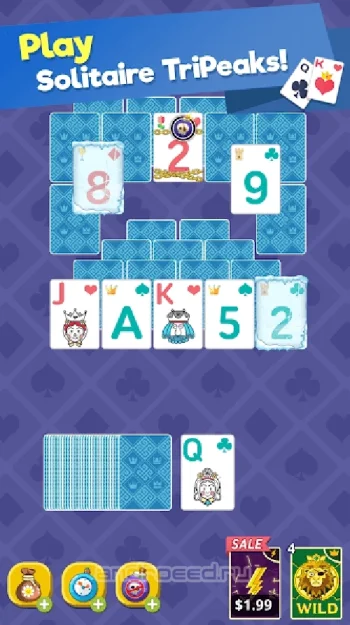 Theme Solitaire Tripeaks Tri Tower PV - скриншот 3