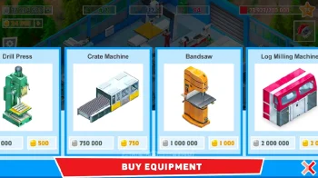 Timber Tycoon - стратегия управления фабрикой - скриншот 2