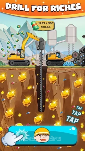 Tiny Miners - Idle Clicker - скриншот 1