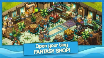 Tiny Shop: Idle Fantasy Shop Simulator - скриншот 1