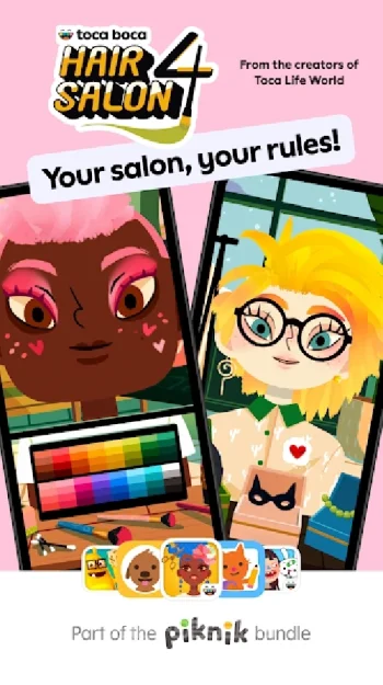 Toca Hair Salon 4 - скриншот 1