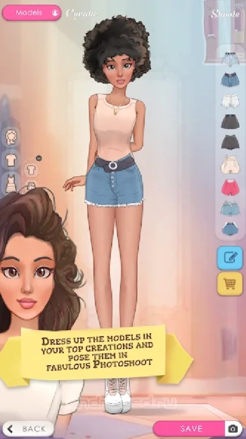 Top Fashion Style - Dressup & Design Game - скриншот 1