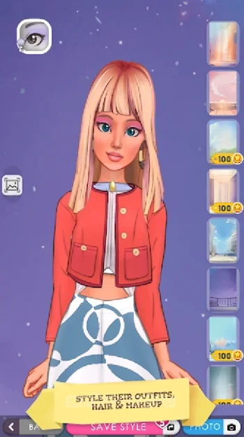 Top Fashion Style - Dressup & Design Game - скриншот 3