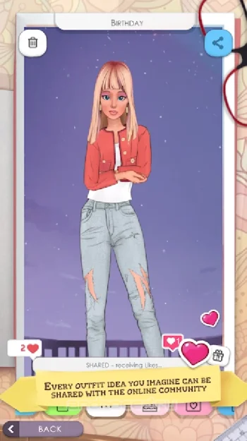 Top Fashion Style - Dressup & Design Game - скриншот 5