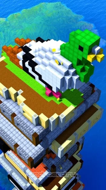 Tower Craft 3D - Idle Block Building Game - скриншот 3