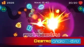 Tower Defense: Geometry War - скриншот 2