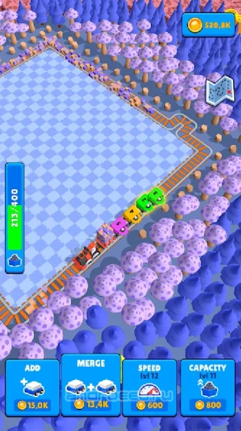 Train Miner: Idle Railway Game - скриншот 1