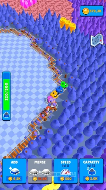 Train Miner: Idle Railway Game - скриншот 2