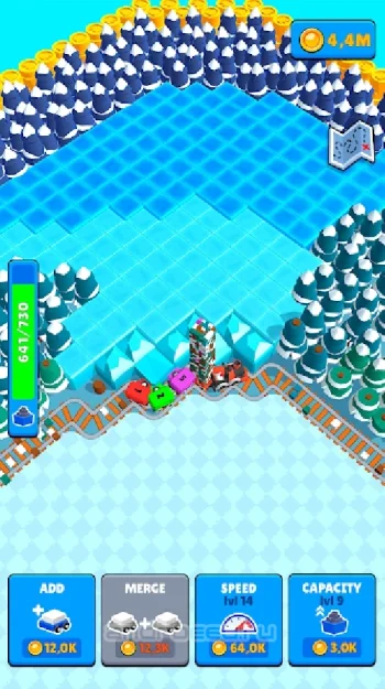 Train Miner: Idle Railway Game - скриншот 3