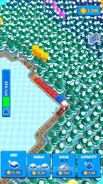 Train Miner: Idle Railway Game - скриншот 4