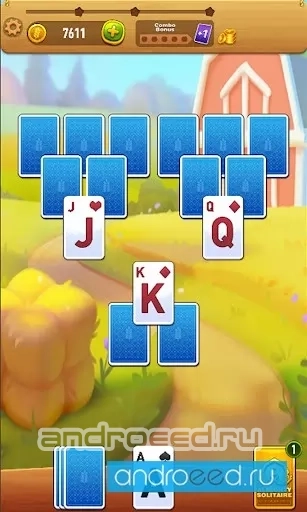 Tripeaks Solitaire - Farm game - скриншот 2