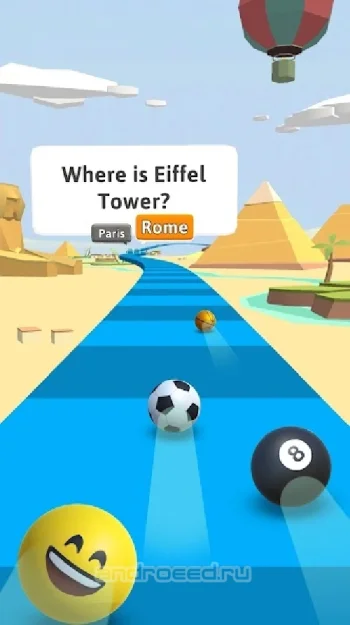 Trivia Race 3D - Roll & Answer - скриншот 1