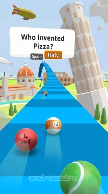 Trivia Race 3D - Roll & Answer - скриншот 2