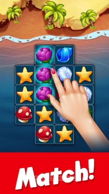 Tropic Trouble Match 3 Builder - скриншот 4