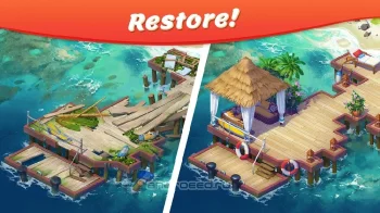 Tropical Forest: Match 3 Story - скриншот 1