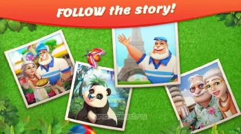 Tropical Forest: Match 3 Story - скриншот 5