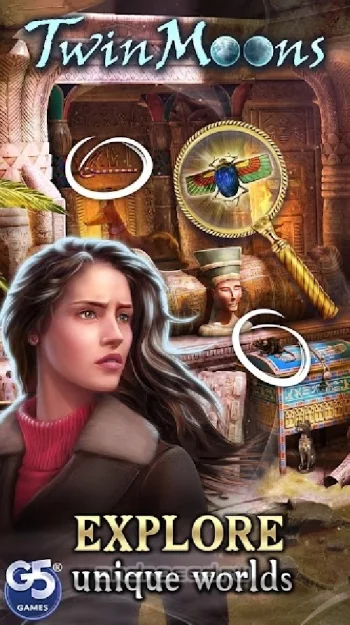 Twin Moons: Найди скрытые предметы - скриншот 1