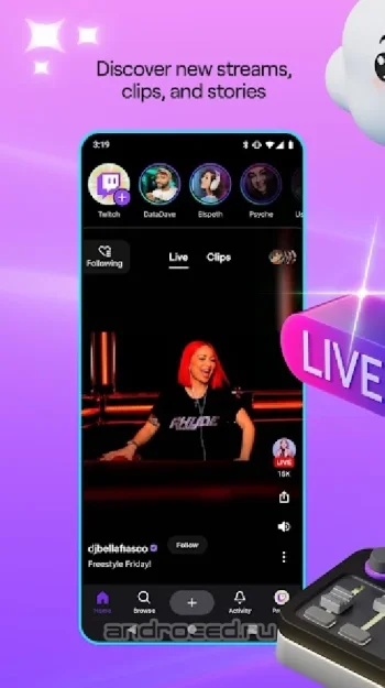 Twitch: прямые трансляции игр - скриншот 1
