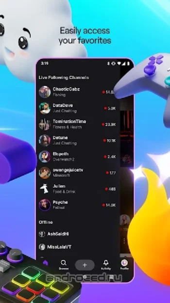 Twitch: прямые трансляции игр - скриншот 2