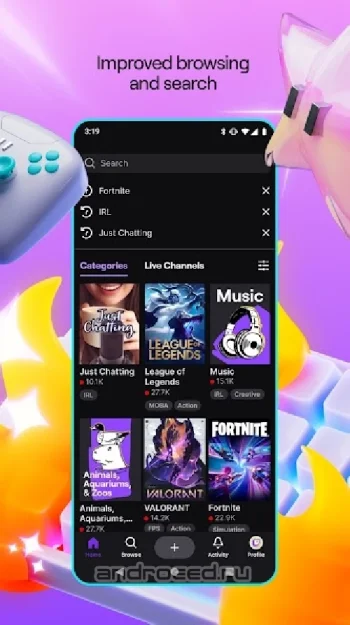 Twitch: прямые трансляции игр - скриншот 3