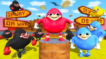 Ugandan Knuckles and Chungus Battle Royale Online - скриншот 3