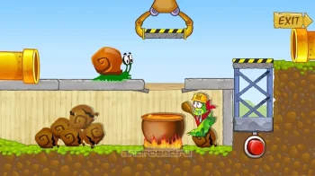 Улитка Боб 1: Яркая Мобильная Игра Приключение - скриншот 1
