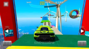 Ultimate Ramp Car Stunt 3D - скриншот 2