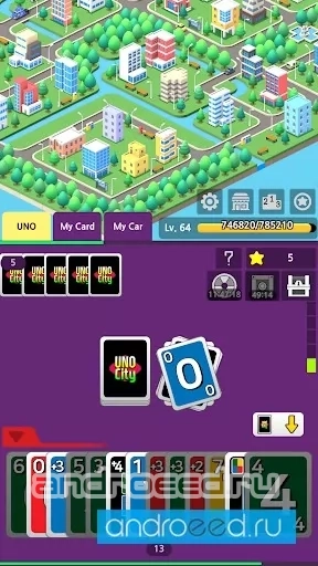 Uno City : offline card game - скриншот 4