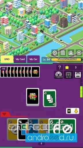Uno City : offline card game - скриншот 3