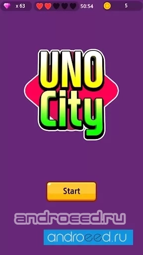 Uno City : offline card game - скриншот 1
