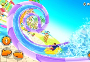 Uphill Rush Water Park Racing - скриншот 3