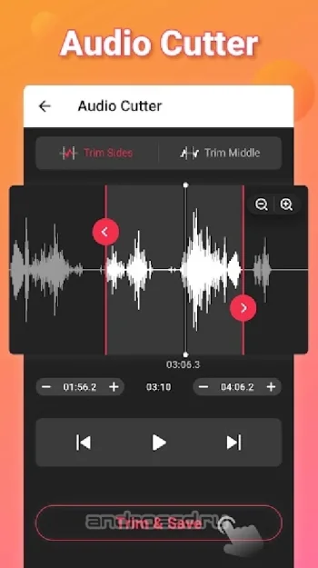 Видео в MP3 конвертер - Рингтон сделать, вырезать - скриншот 4