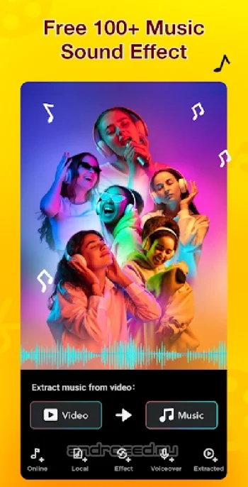 Видеоредактор музыкой- MyMovie - скриншот 4