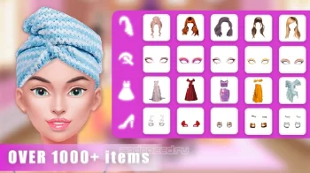 Vlinder Fashion Queen Dress Up - скриншот 1