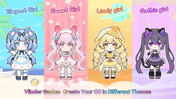 Vlinder Gacha: Stylish Dressup Games - скриншот 1