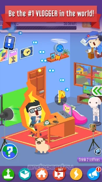 Vlogger Go Viral - Tuber Game - скриншот 4