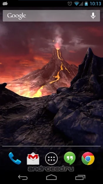 Volcano 3D Live Wallpaper - скриншот 2