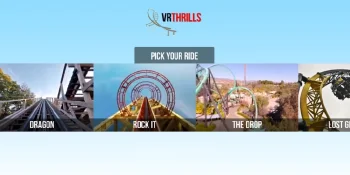 VR Thrills: Roller Coaster 360 (Cardboard Game) - скриншот 1
