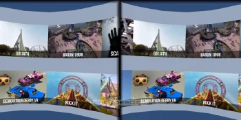 VR Thrills: Roller Coaster 360 (Cardboard Game) - скриншот 4
