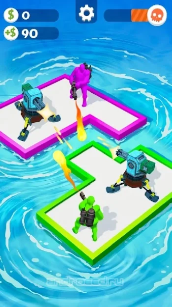 War of Rafts: Crazy Sea Battle - скриншот 4