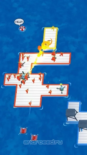 War of Rafts: Crazy Sea Battle - скриншот 5