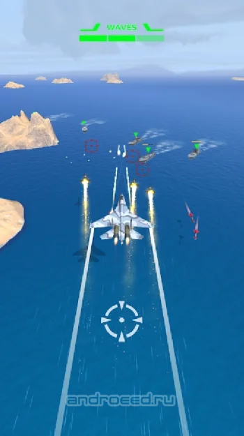 War Plane Strike: Sky Combat - скриншот 1
