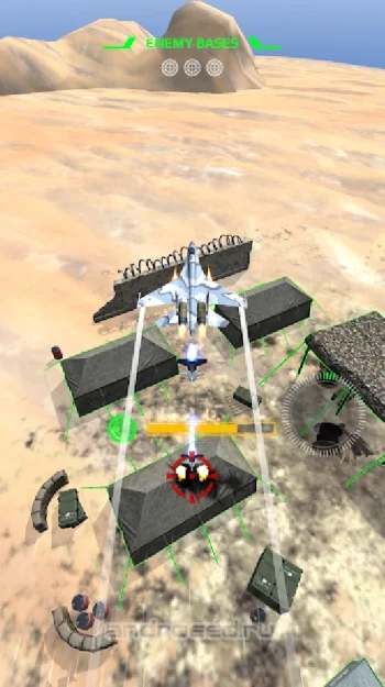 War Plane Strike: Sky Combat - скриншот 2