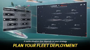 Warship Fleet Command : WW2 Naval War Game - скриншот 5