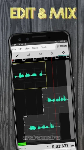 WaveEditor for Android™ Audio Recorder & Editor - скриншот 1